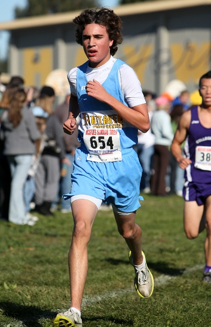 NCS XC D2 Boys-062.JPG - 2009 North Coast Section Cross Country Championships, Hayward High School, Hayward, California